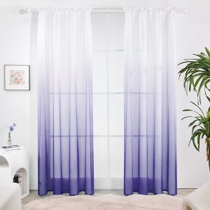 Deconovo Ombre Sheer Curtain Panel Pair(2 Panel) - 1 of 4
