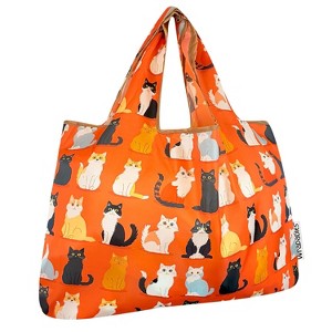 Wrapables Large Foldable Tote Nylon Reusable Grocery Bags - 1 of 4