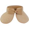 Magid Two Tone Straw Fold Up Roll Up Visor - 2 of 4