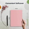 Simply Genius A5 Lined Notebooks with Softcover - College Ruled Notebook - 92 pages, 5.5" x 8.3" (Pink, 6 pack) - 2 of 4