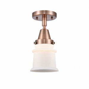 Canton - 1 Light Flush Mount In Industrial Style-10 Inches Tall and 5.25 Inches Wide - 1 of 1