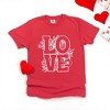Simply Sage Market Women's Love Floral Short Sleeve Garment Dyed Tee - 3 of 4