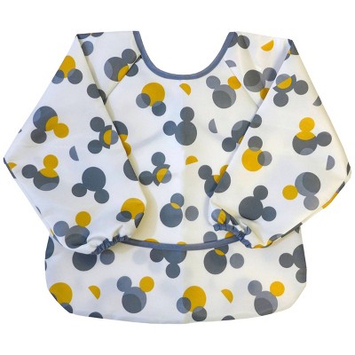 Image of Disney Mickey Mouse Water-Resistant Polyester Long-Sleeve Coverall Bib
