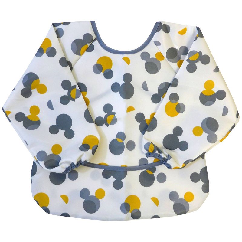 Disney Mickey Mouse Water-Resistant Polyester Long-Sleeve Coverall Bib, 1 of 12