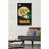 Trends International NFL Green Bay Packers - Neon Helmet 23 Framed Wall Poster Prints - 2 of 4