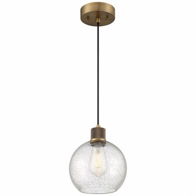 Access Lighting Port Nine 1 - Light Pendant in  Antique Brushed Brass