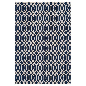 Riggs Area Rug - Navy/Ivory (5