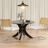 NicBex Armless Dining Chair Set of 2 Modern Comfy Velvet Accent chair with Metal Legs,White - 4 of 4