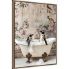 Amanti Art Penguin Pals in a Bubble Bath by Niky Rahner Framed Canvas Wall Art - 2 of 4