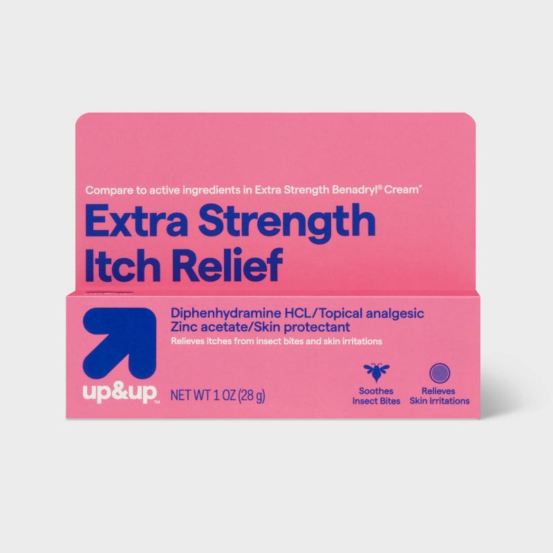 Itch Relief Extra Strength Cream - 1oz - up &#38; up&#8482;, 1 of 13