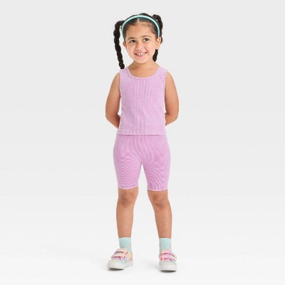 Grayson Mini Toddler Girls' Seamless Set - Purple