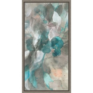 Amanti Art Abstract Nature III by Danhui Nai Canvas Wall Art Print Framed 14 x 27-in. - 1 of 4