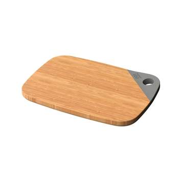 2pc Reversible Bamboo Cutting Board Set Natural - Figmint™