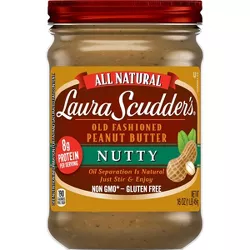 Laura Scudder Nutty Natural Peanut Butter - 16oz