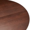 CENGHU Wood Round Dining Table for 4, Modern Farmhouse Kitchen Table, End Table with Wood Strip Base for Kitchen, Living Room, Dining Room - 4 of 4