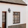 Syemin Outdoor Wall Lights Large 2-Light, Lampshade Waterproof, Farmhouse Exterior Lamp Lighting for Front Door, Black, 8.5"*7"*15.88" - 2 of 4