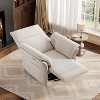 Power Recliner Chair with USB, Chenille Swivel Rocker Glider, Double-Layer Armrests, High Back, 350lb Capacity, for Living Room & Nursery - 4 of 4