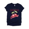 Simply Sage Market Farm Fresh Cherries Watercolor Short Sleeve Tee - 2 of 4