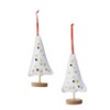 The Lakeside Collection Sets of 2 Embellished Plush Tree Ornaments - 4 of 4