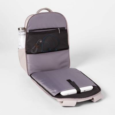 Рюкзаки Open Story Signature Day Trip Backpack Taupe - Open Story™: 24L Water-Resistant Laptop Bag — фото 6