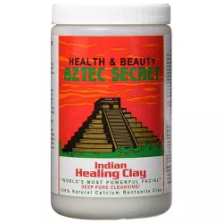 Aztec Secret Indian Healing Clay Deep Pore Cleansing Face & Body Mask, Natural Calcium Bentonite Clay - 32oz