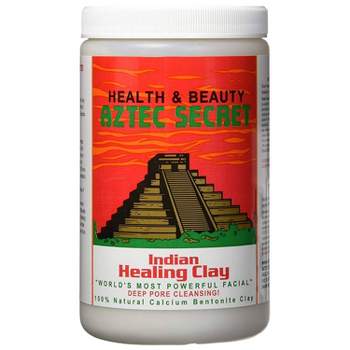 Aztec Secret Indian Healing Clay Deep Pore Cleansing Face & Body Mask, Natural Calcium Bentonite Clay - 32oz