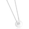 Pompeii3 7mm Pearl Necklace in 14k White or Yellow Gold - 2 of 4