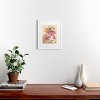  Deny Designs LouBruzzoni Girl with Pink Bow White Framed Art Print - 2 of 4