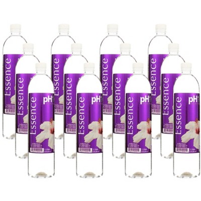 Essence Purified Water with Minerals & Organic Hibiscus - Case of 12/1 ltr
