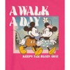 Men's - Disney - Mickey and Minnie Mouse A Walk A Day Keeps The Blues Away Graphic Fleece Sweatshirt - 2 of 4