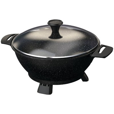 The Rock by Starfrit Electric Multi-Use Pot with Bakelite Handles - Black