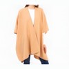 Women's Teddy Bear faux-shearling Duster - Judson & Company - 2 of 2