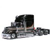 2010 International Lonestar Truck Tractor Black with Silver Stripes 1/64 Diecast Model by IXO Models - 2 of 4