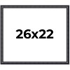 PosterPalooza | Linear Black Picture Frame - UV Acrylic, Backing Board, Hanging Hardware Included - 2 of 4