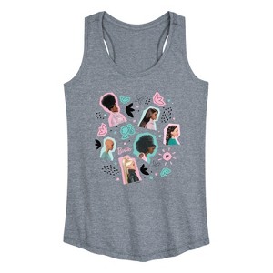 Women's - Barbie - Easter Graphic Racerback Tank - 1 of 4