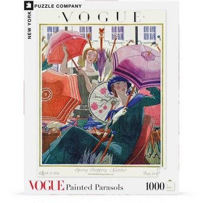 New York Puzzle Company Painted Parasols 1000 Piece Puzzle
