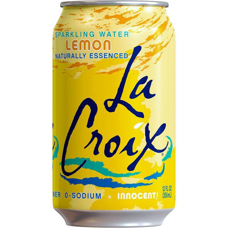 LaCroix Sparkling Water Lemon - 8pk/12 fl oz Cans, 3 of 12
