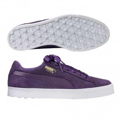 puma purple golf shoes
