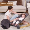 Grungis Ergonomic Baby Bouncer,Portable Foldable Baby Bouncer Seat with 3 Height Adjustments and Natural Vibrations for Babies 0-6 Months - 4 of 4