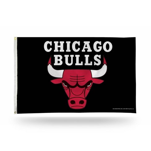 5"X 3" Appox. 2 x Chicago bulls Team Flag 
