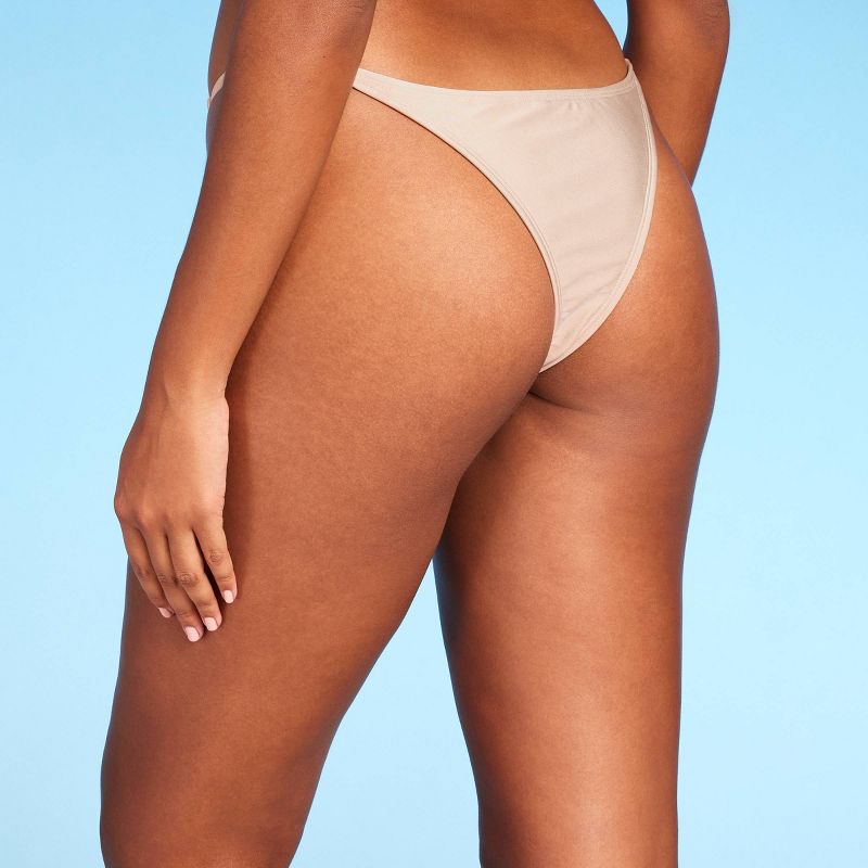 Women&#39;s Low-Rise Ultra Cheeky Bikini Bottom - Shade &#38; Shore&#8482; Tan Shine, 3 of 9