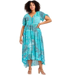 Avenue Women's Plus Size Val Dress - 1 of 4