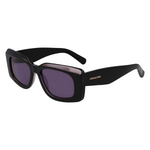 Salvatore Ferragamo SF 1079SN 022 Womens Rectangular Sunglasses Grey 54mm - 1 of 3