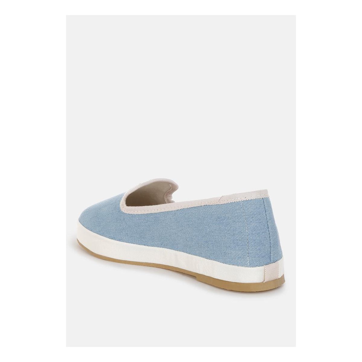 Женские туфли London Rag Womens Palin Denim Slip On Loafers 10 — фото 3