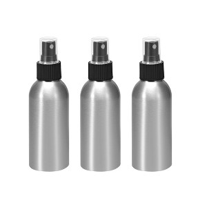 Unique Bargains Aluminum Rustproof Portable Refillable Countertop Soap Dispenser 3 Pcs - 1 of 3