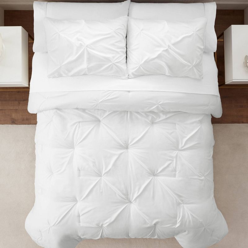 Simply Clean Pleated Comforter Set - Serta, 3 of 8