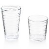 Gibson Home 16 Piece Swirl Clear Assorted Glassware Set - 2 of 4