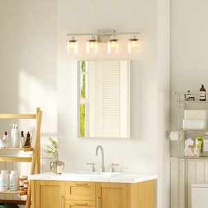Rectangular Aluminum Framed Wall Bathroom Vanity Mirror - 1 of 4
