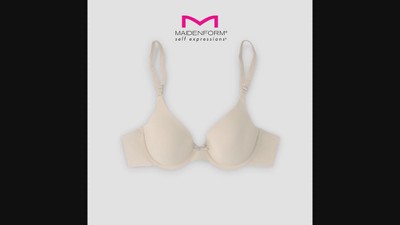 Maidenform Self Expressions Women's One Fab Fit Demi T-Shirt Bra 2-Pack Bra,  latte lift/white, 36B price in Saudi Arabia,  Saudi Arabia