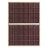 Unique Bargains Stackable Velvet Brown Jewelry Trays with Removable Dividers Set of 2 - 2 of 4